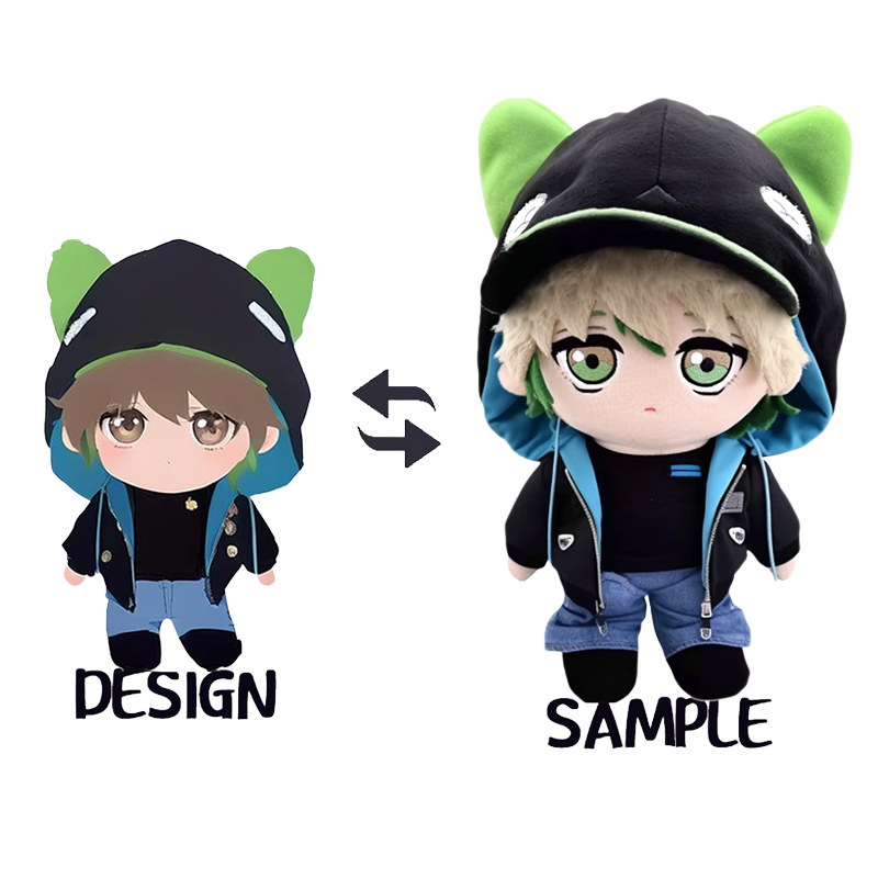 अनुकूल प्लश पुतली